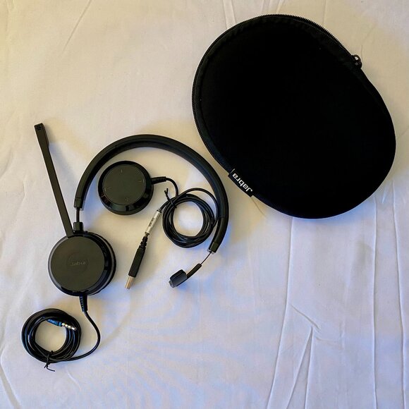 Jabra Evolve 30 II Wired Mono Headset with Microphone (ENC060) EUC - Picture 2 of 9